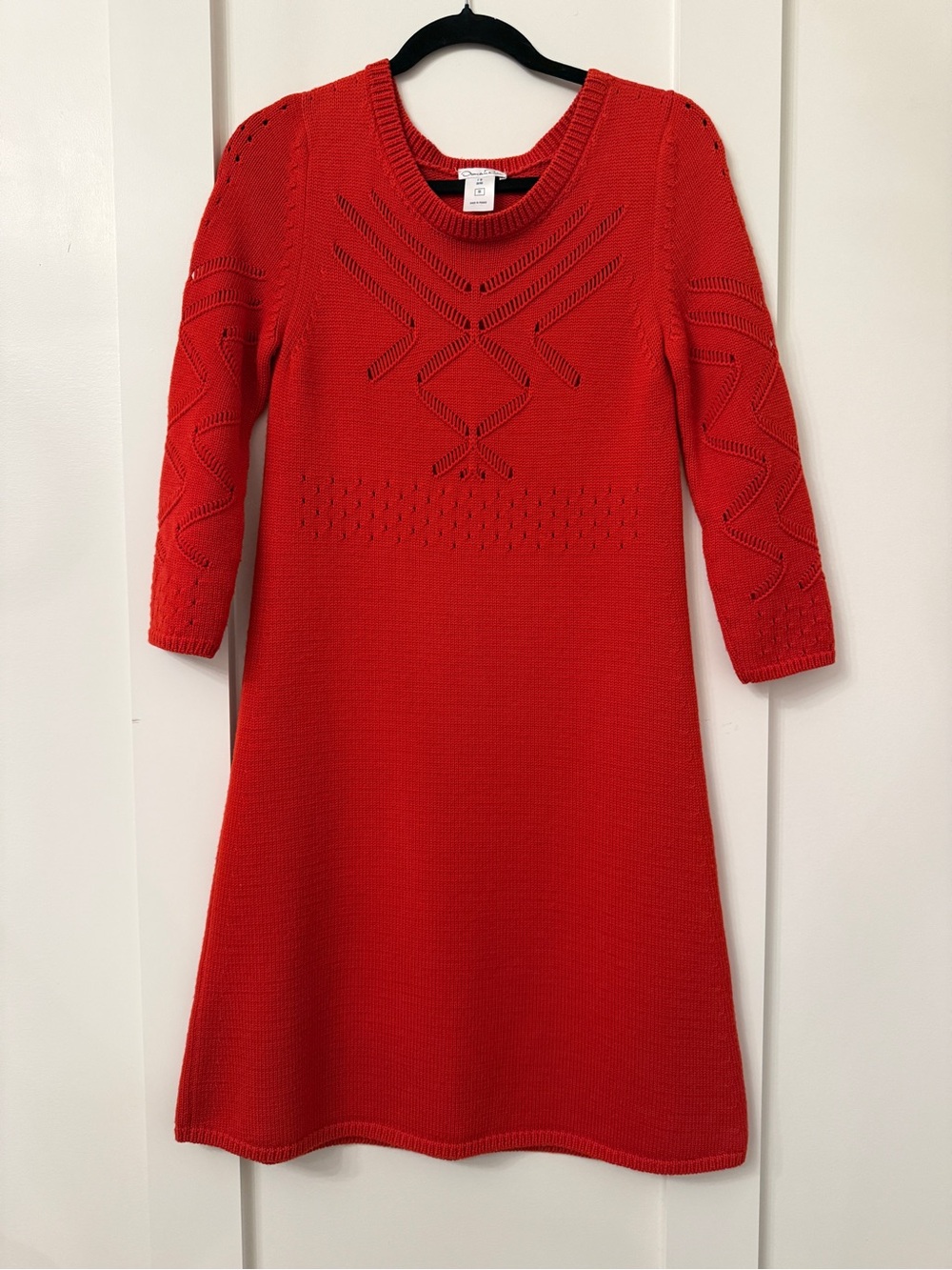 Oscar de la Renta Knit A-Line Dress
